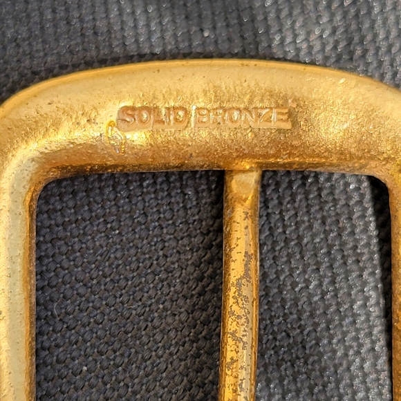 Bronze Buckle Trio ~ L.S. Ayres & Co.  Vintage  Antique? ~ Original Tag ~ *NOTE - Picture 16 of 16